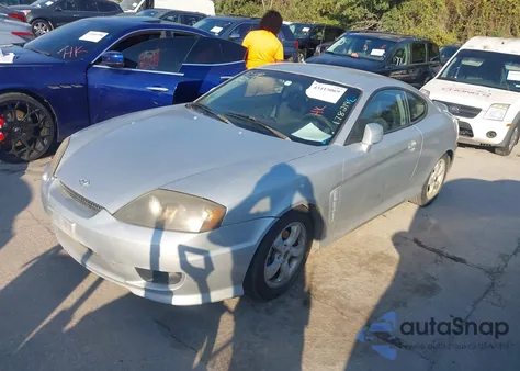 2005 Hyundai Tiburon Gs z USA, uszkodzony, nr VIN KMHHM65D45U178219